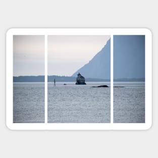 Floro, Norway: Stabben lighthouse is a coastal lighthouse located in Kinn municipality in Vestland county Sticker